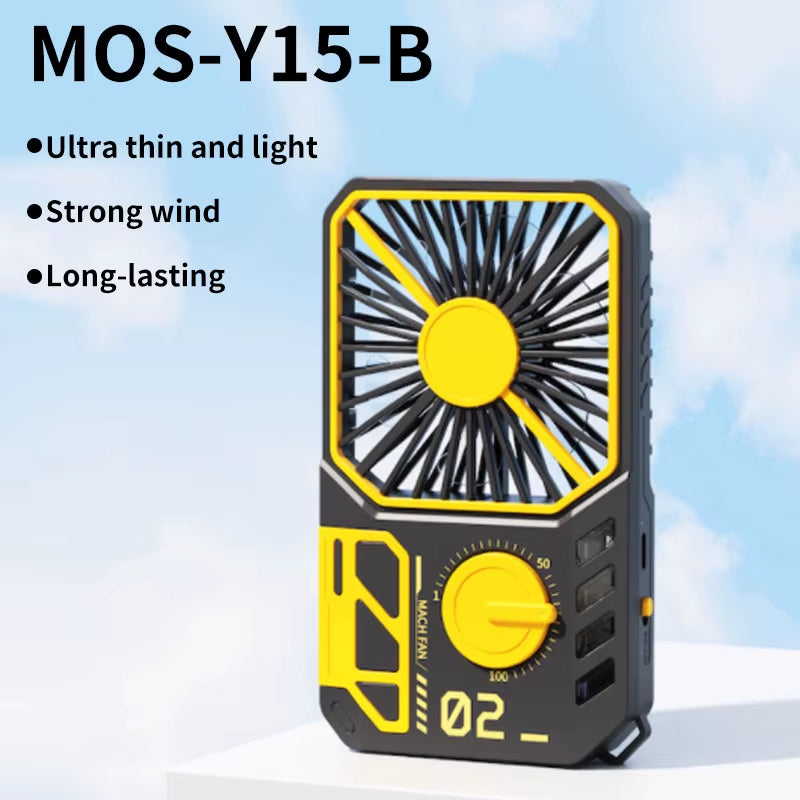 Desk Fan Rechargeable 2000Mah Camping Fan Pocket Fan Handheld Cooling Fan Pocket Handheld Small Fan USB Charging Summer Fan