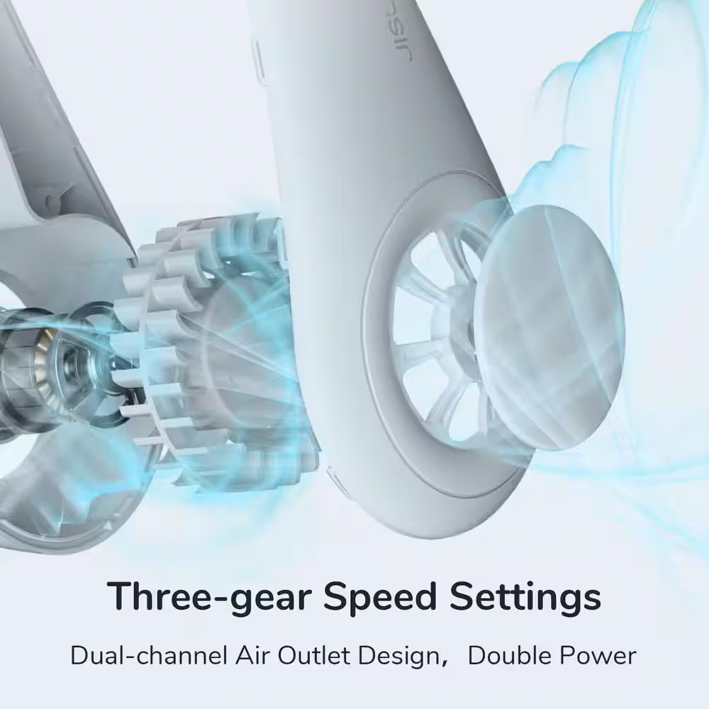 8 In. 3-Speeds Personal Fan in Grey